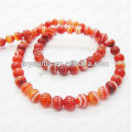 Striped red agate round beads/4mm/6mm/8mm/10/mm/12mm grade A